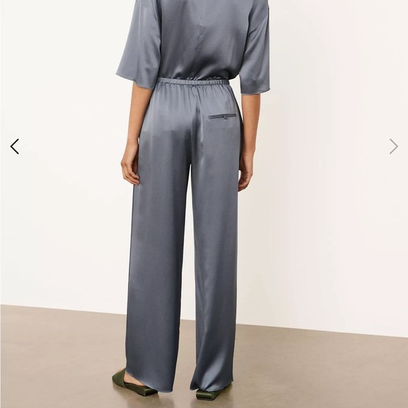 Vince Satin Drawstring Pajama Style pants Small - Picture 3 of 4